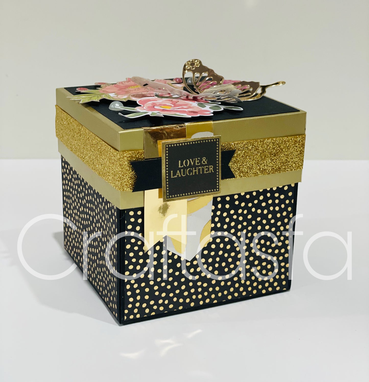 Handmade Luxury Explosion Gift Box – Floral & Butterfly Edition