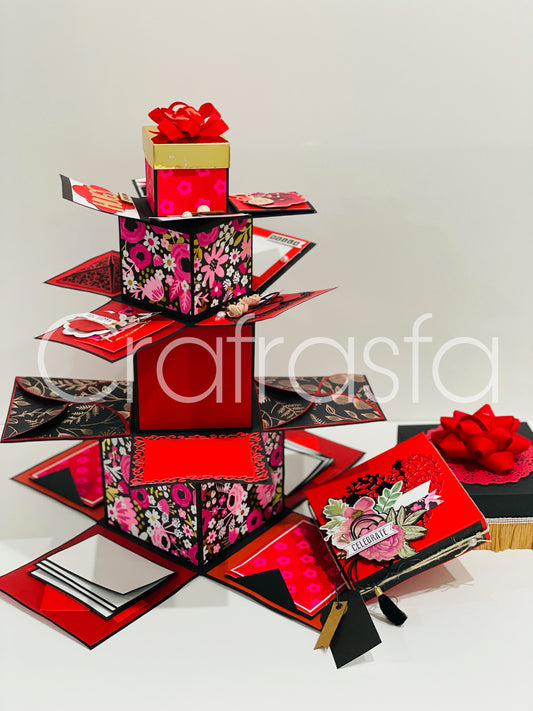 Handmade Multi-Layer Explosion Gift Box - Love & Memories Collection