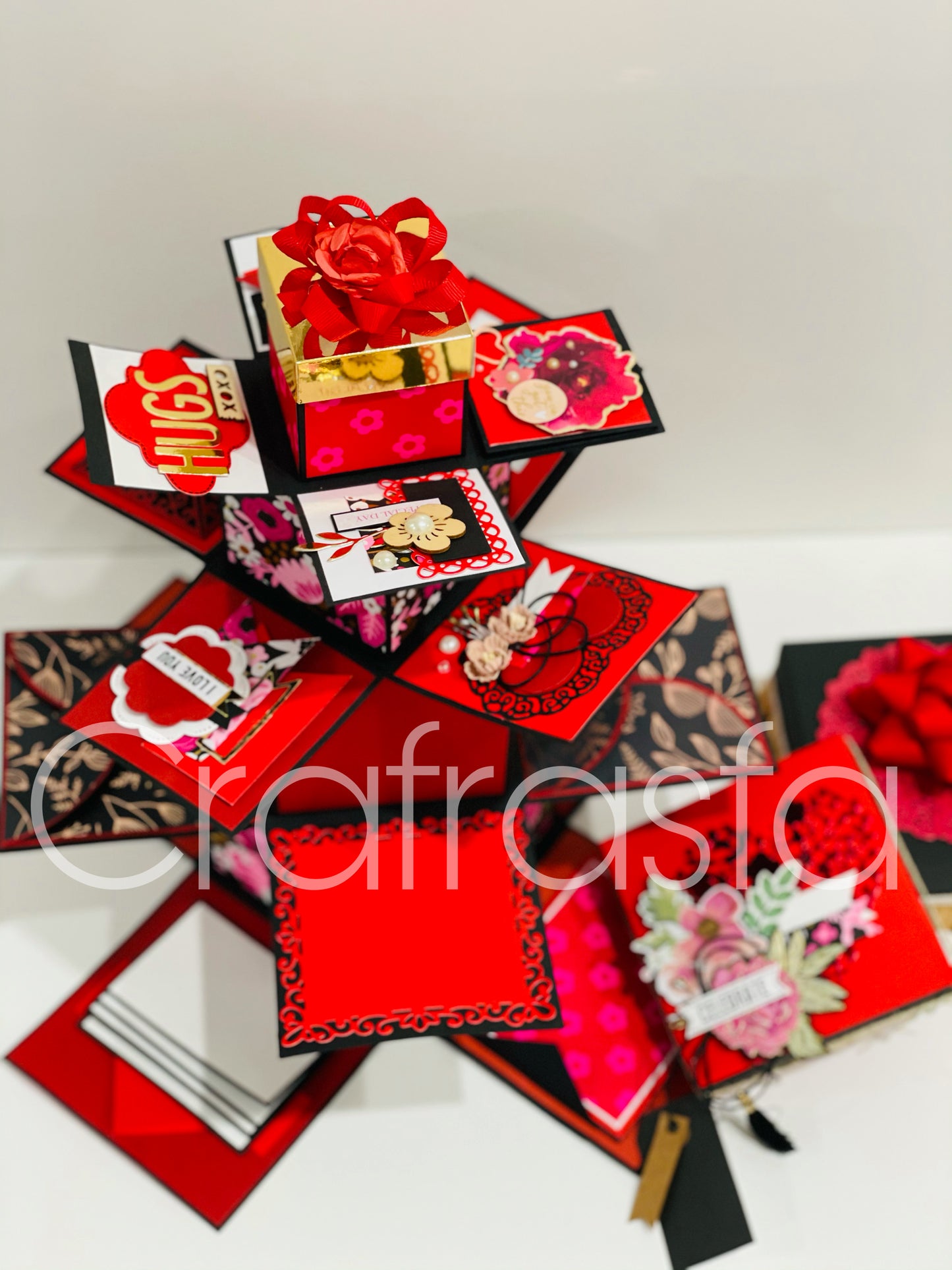 Handmade Multi-Layer Explosion Gift Box - Love & Memories Collection
