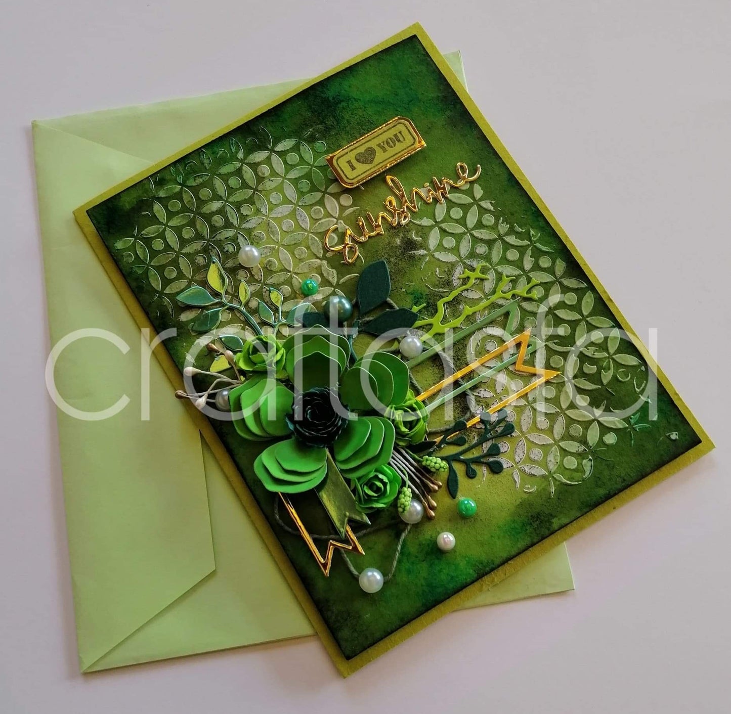 Handmade "You Are My Sunshine" Greeting Card