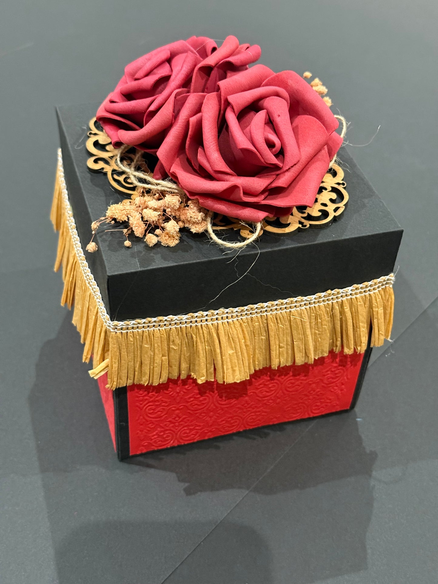 Romantic Red Rose Chocolate Explosion Gift Box