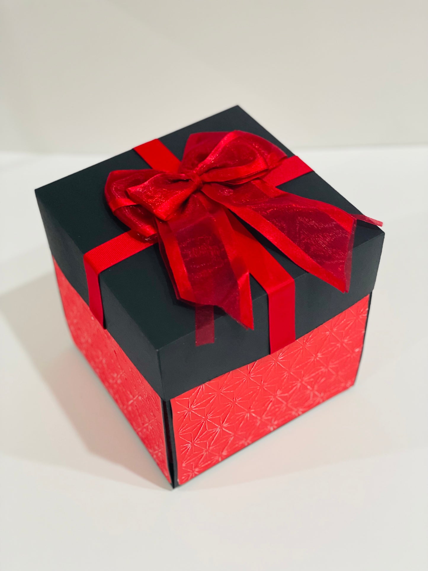 Deluxe Chocolate Explosion Gift Box – Red & Black Edition