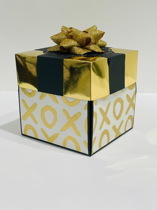 Luxe Black & Gold Explosion Gift Box